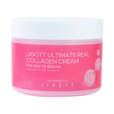 Крем с коллагеном для эластичности кожи Jigott Ultimate Real Collagen Cream 